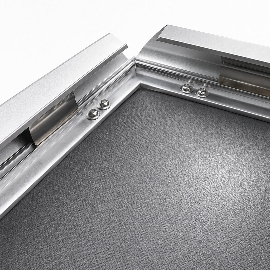Deflecto A4 Silver Water Resistant Snap Frame 32mm Profile