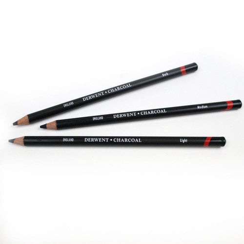 Derwent Academy Charcoal Pencil Light Box of 12