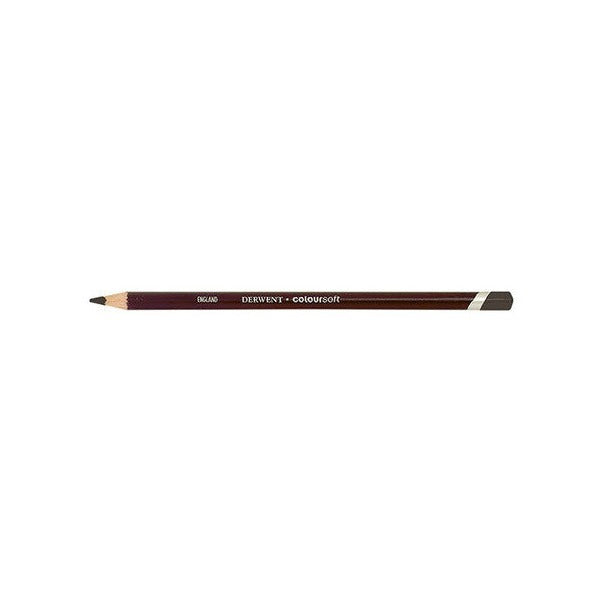Derwent Coloursoft Pencil Brown Black Box of 6