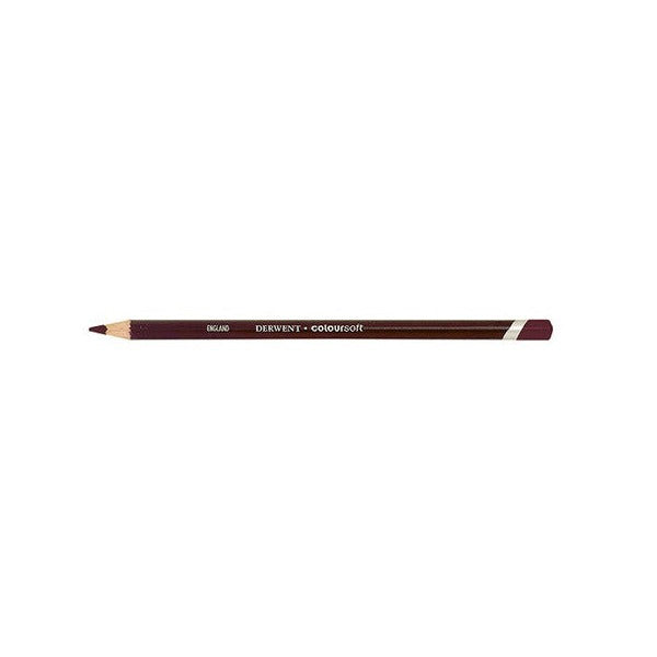 Derwent Coloursoft Pencil Cranberry Box of 6