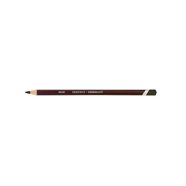 Derwent Coloursoft Pencil Dark Brown Box of 6