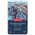 Derwent Inktense Blocks Assorted Tin of 12 Box of 6