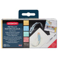 Derwent Inktense Paint Pan Palette 12 Metallic Pack of 6
