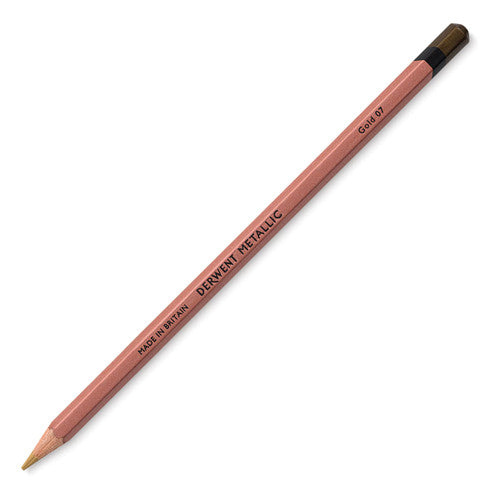 Derwent Academy Metallic Coloured Pencil Gold Box of 6