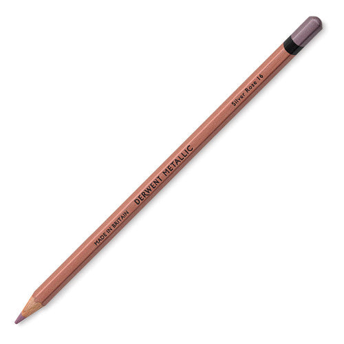 Derwent Metallic Coloured Pencil Silver Rose Box of 6