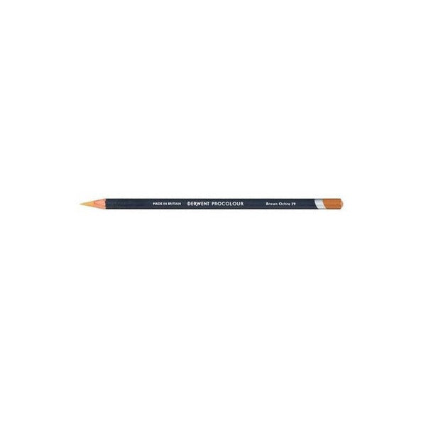 Derwent Procolour Pencil Brown Ochre Box of 6