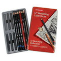 Derwent Academy Sketching Mixed Media Tin of 12 Box of 6