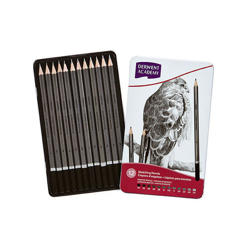 Derwent Academy Sketching Pencils Box of 6