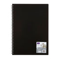 Derwent Academy Visual Art Diary A3 Portrait 120 Pages Black