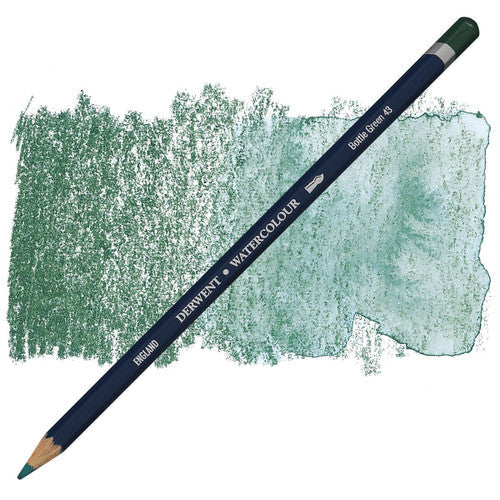 Derwent Academy Watercolour Pencil Bottle Green Box of 6