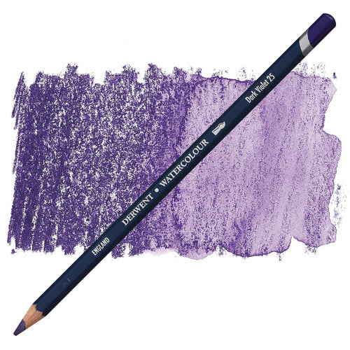 Derwent Academy Watercolour Pencil Dark Violet Box of 6