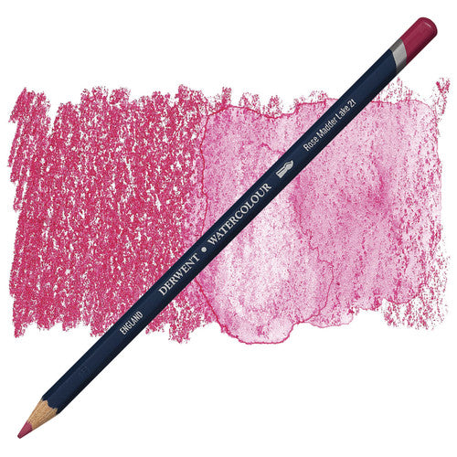 Derwent Academy Watercolour Pencil Rose Madder Lake Box of 6