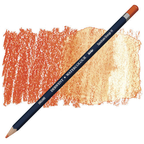 Derwent Academy Watercolour Pencil Spectrum Orange Box of 6