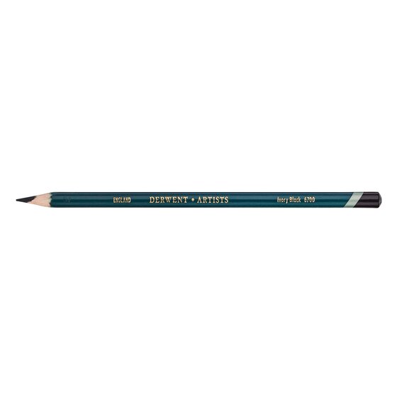 Derwent Artists Pencil Ivory Black Box of 6