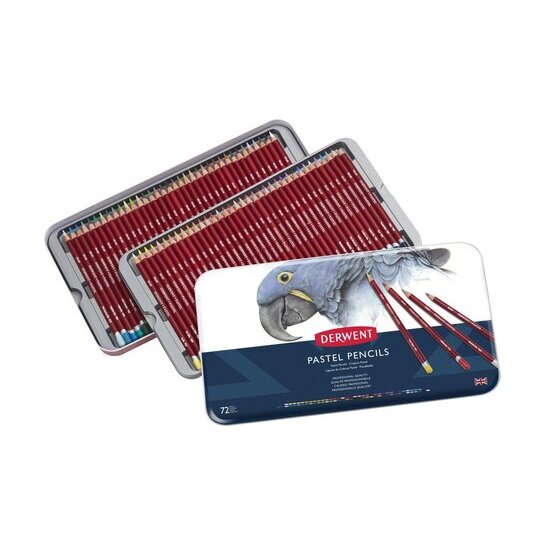Derwent Pastel Pencils Assorted Tin 72