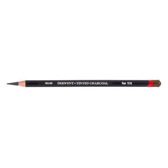 Derwent Tinted Charcoal Pencil Peat Box of 6