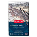Derwent Tinted Charcoal Pencils Tin of 12 Box of 6