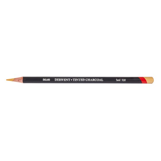 Derwent Tinted Charcoal Pencil Sand Box of 6