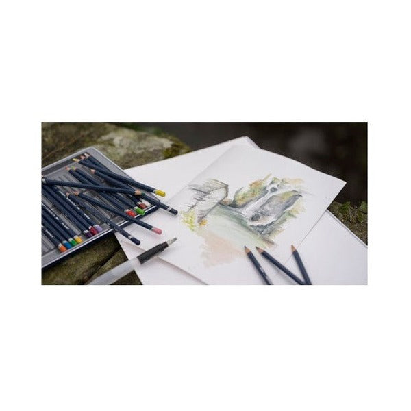 Derwent Watercolour Pencil Bronze Box of 6