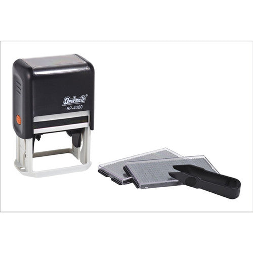 Deskmate DIY Stamp Kit 5 Lines 3mm Text Black