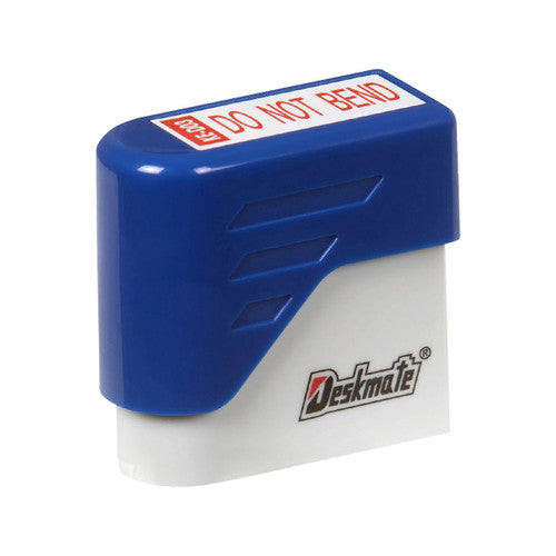 Deskmate Pre-Inked Office Stamp Do Not Bend Red