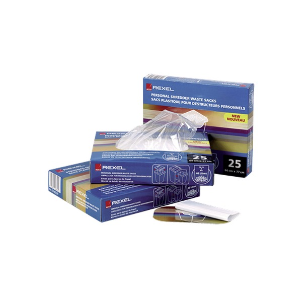 Rexel Shredder Bag Plastic AS100 Pack of 50