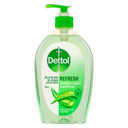 Dettol Instant Hand Sanitiser Refresh 500ml Pack of 12