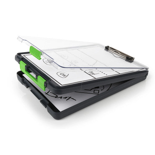Dexas ClearView Clipcase Clipboard Green