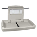 Dolphy Horizontal Baby Change Station High-Density Polyethylene Grey