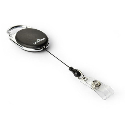 Durable Name Badge Reel Style 80cm Black Box 10