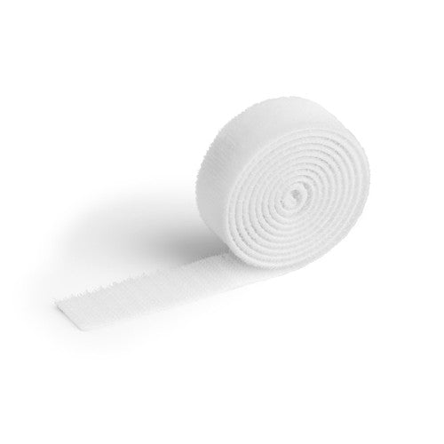 Durable Cavoline Self-Grip Cable Tape 20mm White Pack of 10