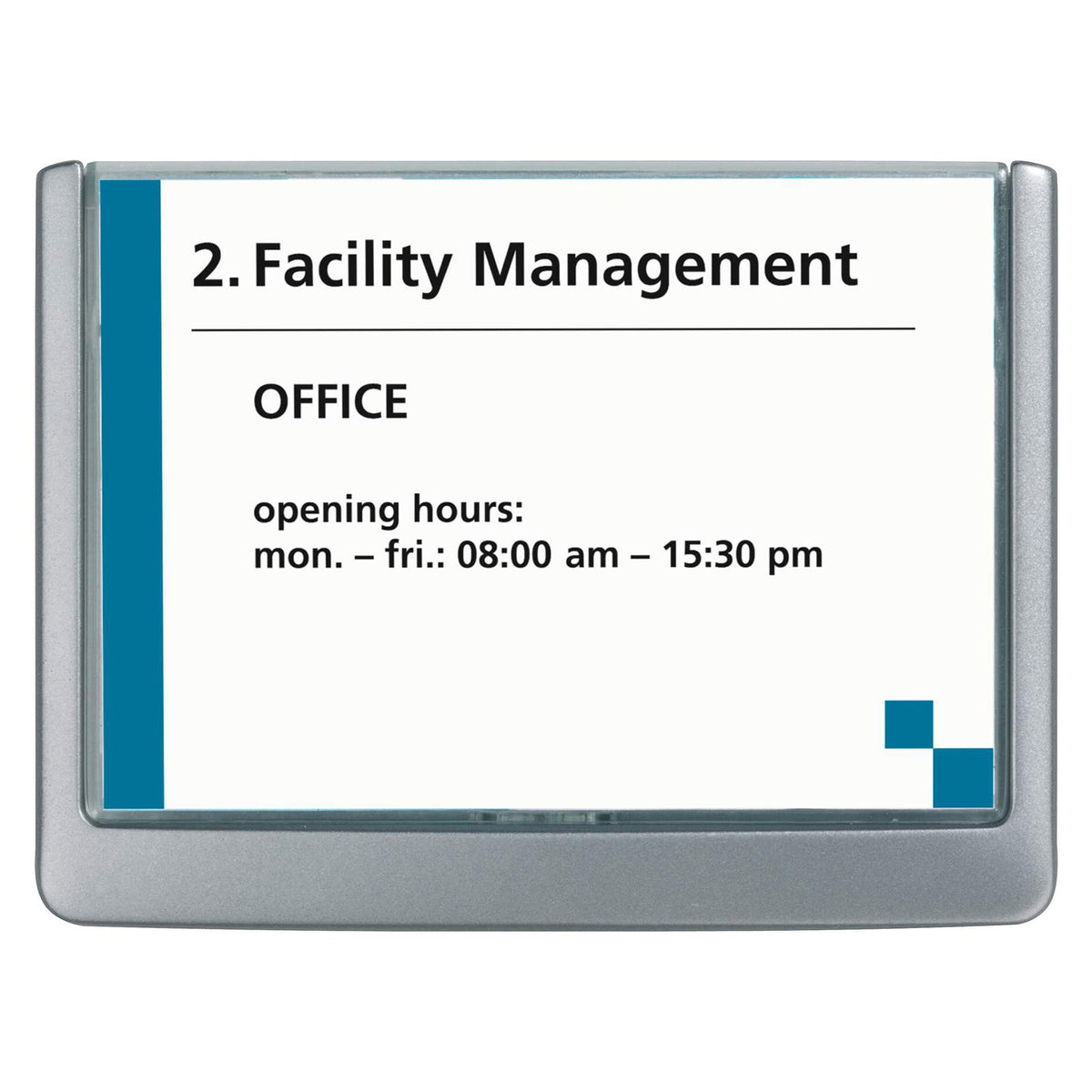 Durable Click Sign 149 x 105.5mm Grey