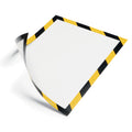 Durable Duraframe Magnetic Security A4 Yellow/Black Pack 5