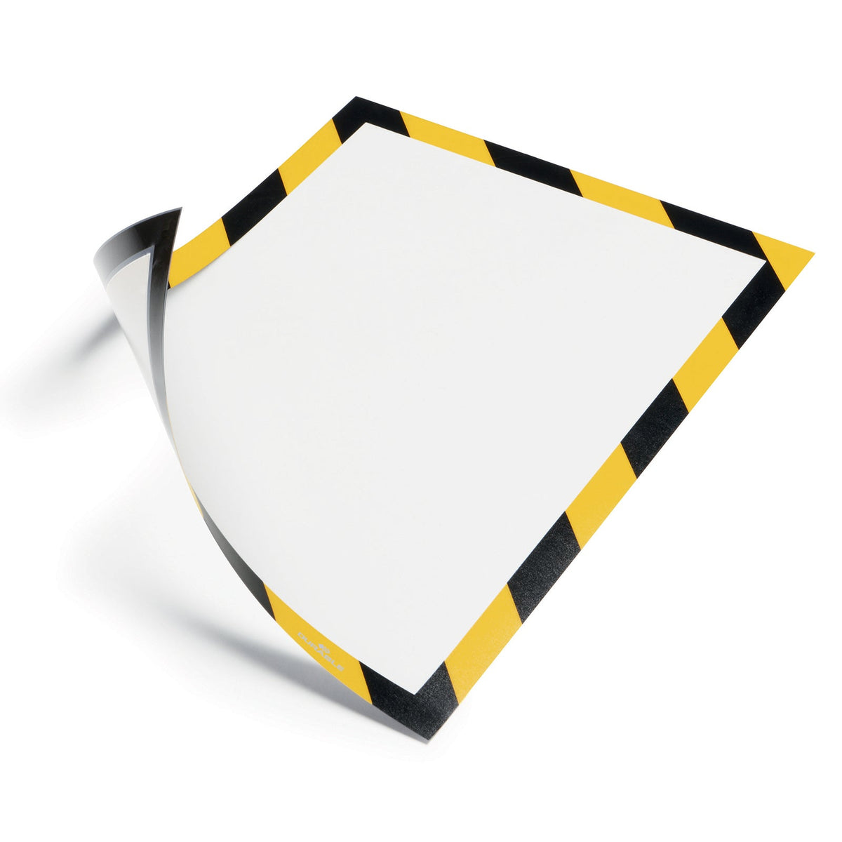 Durable Duraframe Magnetic Security A4 Yellow/Black Pack 5
