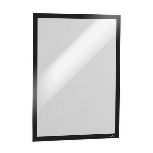 Durable Duraframe A3 Sign Holder Adhesive Back Black
