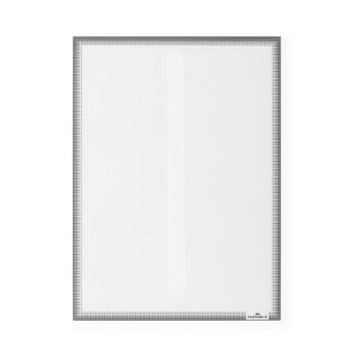 Durable Duraframe Info Frame Static Cling A4 Grey Pack 5
