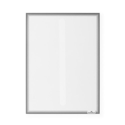 Durable Duraframe Info Frame Static Cling A4 Grey Pack 20