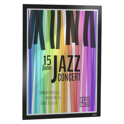 Durable Duraframe Poster Frame A2 Black Pack 1
