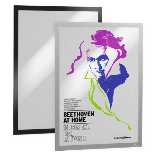 Durable Duraframe Poster Frame A2 Black Pack 1