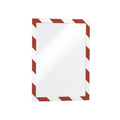Durable Duraframe Security A4 Red and White Pack 2