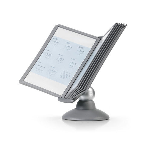 Durable Sherpa Motion Display System A4 with 10 Panels Graphite