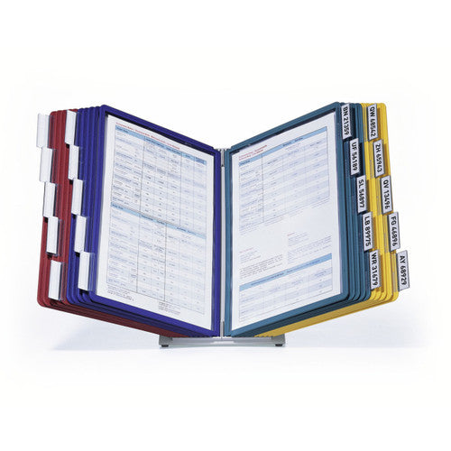 Durable Vario Table Display System A4 with 20 Panels Assorted
