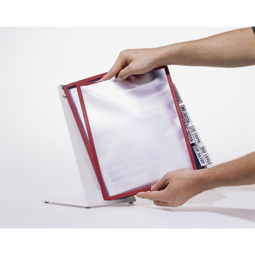 Durable Vario Table Display System A4 10 Panels Assorted