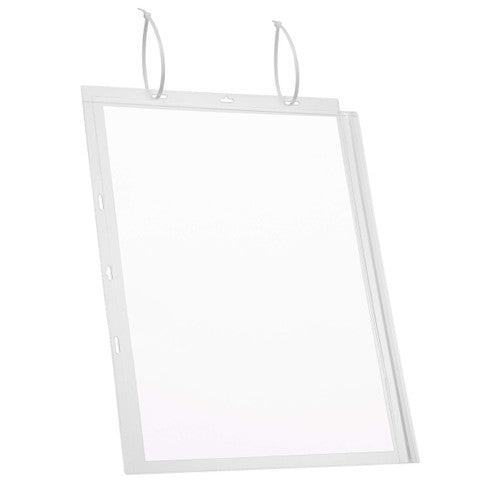 Durable Water-Resistant Pocket A3 with Cable Ties Transparent Pack 5
