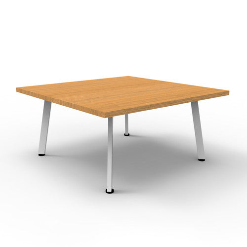 Rapidline Eternity Square Coffee Table 900 x 900mm Beech / White