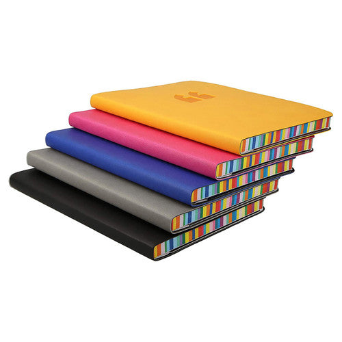 Collins Debden ED15R.50 Edge Rainbow Notebook Ruled A5 Pink