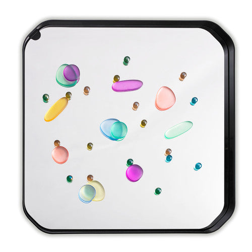 EDX Education Clear Junior Rainbow Pebbles Jar of 36