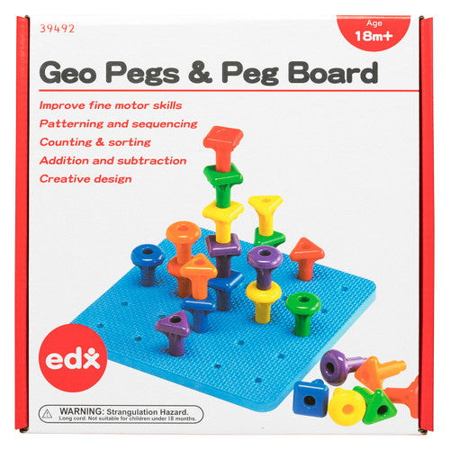 EDX Education Geo Pegs and Peg Board