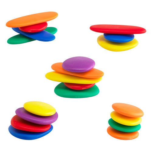 EDX Education Junior Rainbow Pebbles Jar of 36