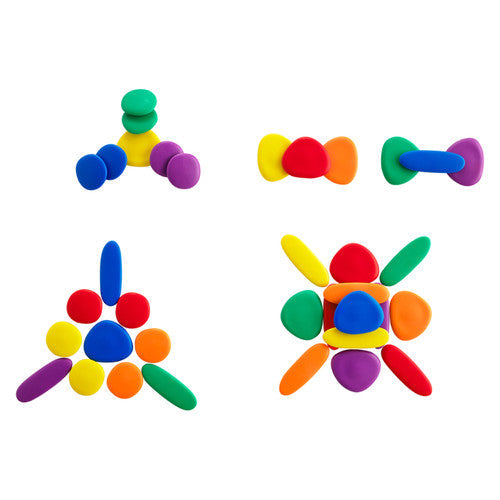EDX Education Junior Rainbow Pebbles with Cards Set